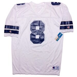 Vintage CHAMPION Dallas Cowboys Troy Aikman NFL Football Jersey No Name 48